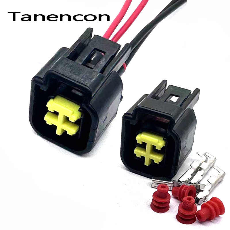DISKON 1 Satz 4-polige Buchse wasserdichter Kabelbaum stecker Zündspulen stecker für Ford Furukawa F