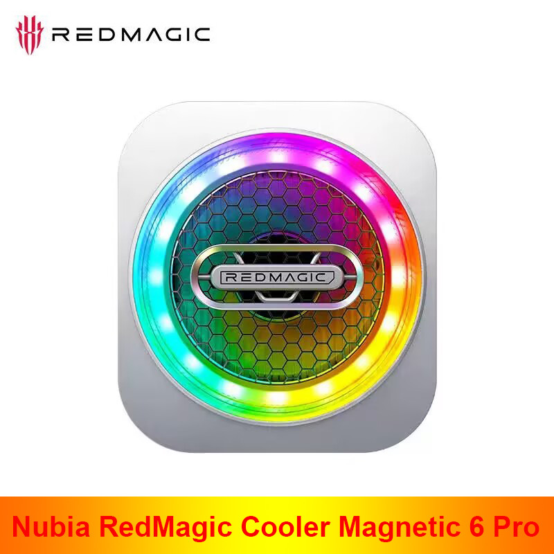 2025 New Nubia RedMagic Cooler 6 Pro Radiator Magnetic Smart Ice FunCooler RGB LED 30W VC Liquid