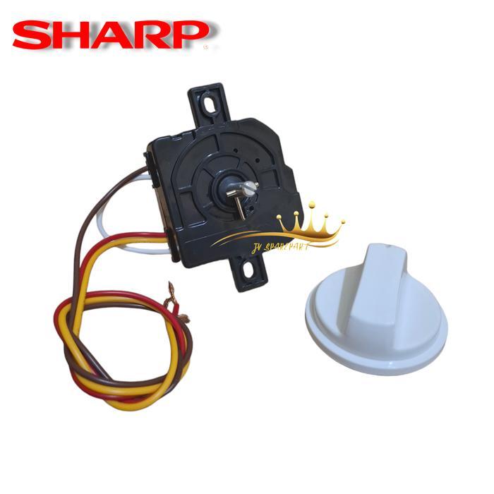 [SHARP ES-T95M] SET TIMER MESIN CUCI SHARP ES-T95M TIMER 3 KABEL + KNOP