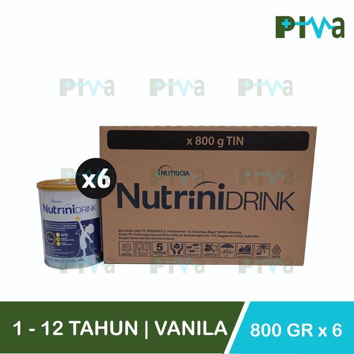 6KLG NUTRINIDRINK POWDER 800GR SUSU BUBUK FORMULA PERTUMBUHAN ANAK 1-12 TAHUN