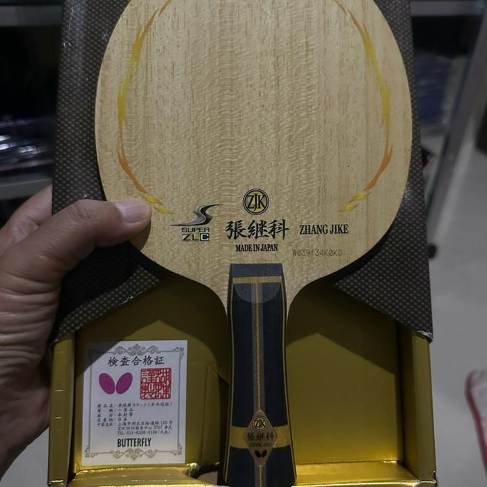 bat butterfly tenis meja zhang jike super zlc FL original 100 % edisi japan market second like new