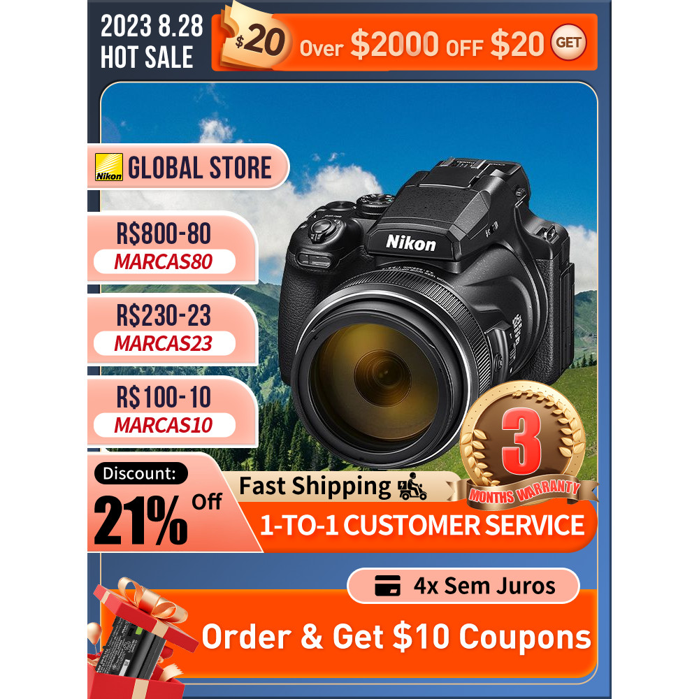 Nikon Cameras Coolpix P1000 Easily Photograph Craters Optical Zoom Equivalent To 3000mm Digital Zoom