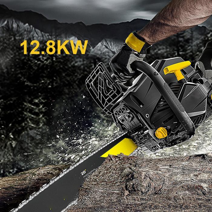 12800W Gasoline Chainsaw 2-Stroke Chainsaw Machine High