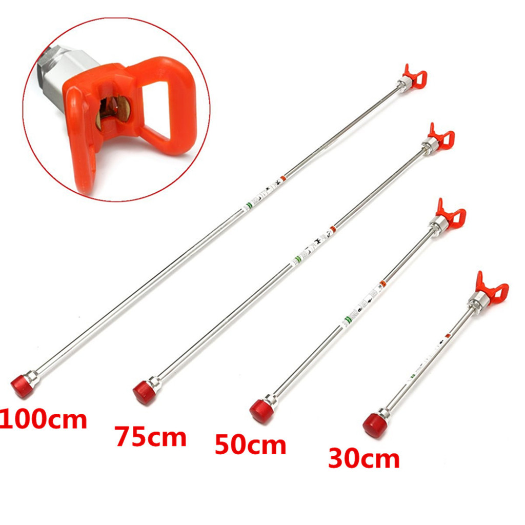 Sprayer Extension Rod 20/30/50/75/100CM Airless Paint Spray  Guns Tip Extension Pole Sprayer Spray G