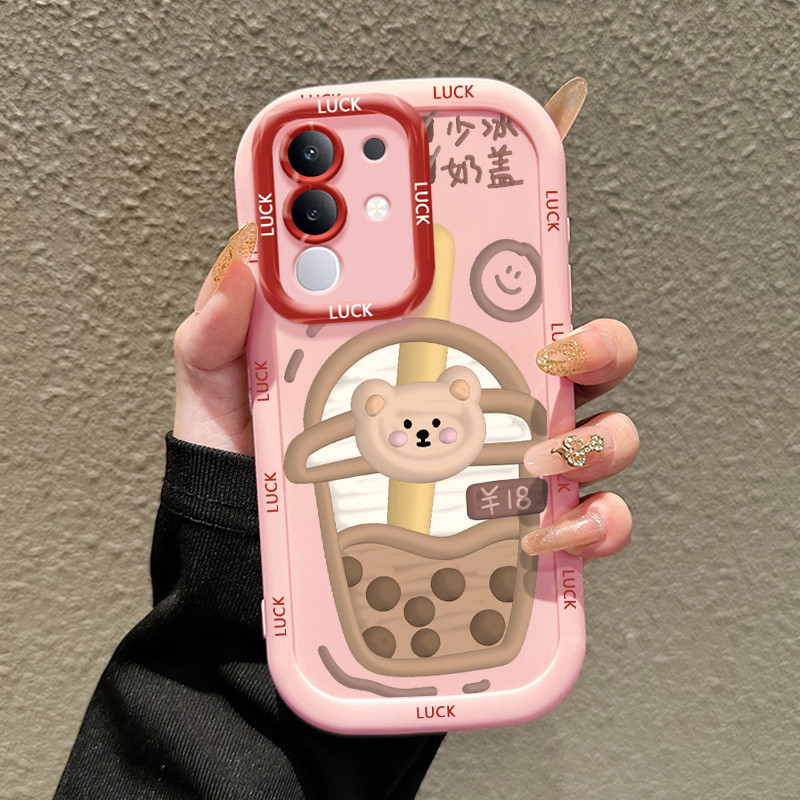 Casing Hp untuk VIVO Y29 4G Case Casing HP Softcase silikon Kasing lanyard pribadi penutup penuh war