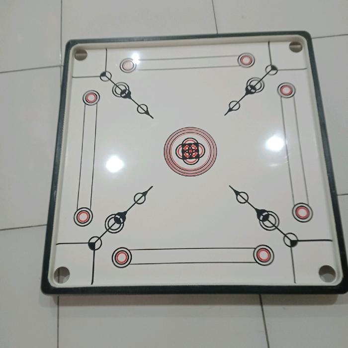 Best Seller Papan Karambol Lengkap Biji+ Kristal Karambol Ukuran Dari 90-60Cm Board Original