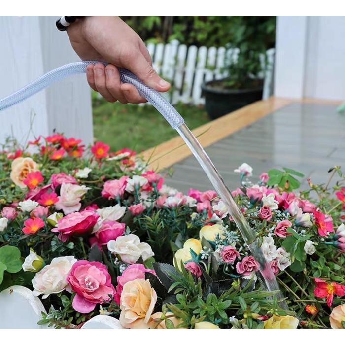 PAKET SELANG AIR SERAT BENANG TRANSPARAN 20-30 METER 1/2, 5/8, 3/4 INCH / SELANG AIR SEPAKET 5 METER