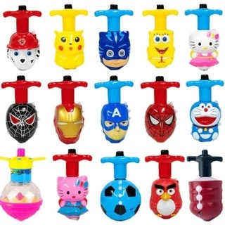 1225 Mainan Gangsing 3 Motif Berputar / Gangsing Mainan Anak Anak Berlampu / Mainan GANGSING Anak An