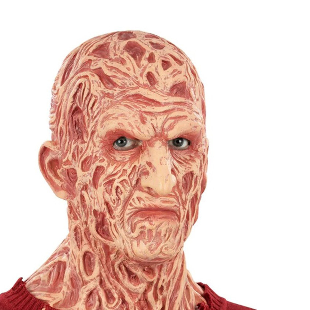 Freddy Latex Mask Halloween Carnival Cosplay Costume Horror Full Face Mascara Demon Rave Ghostface