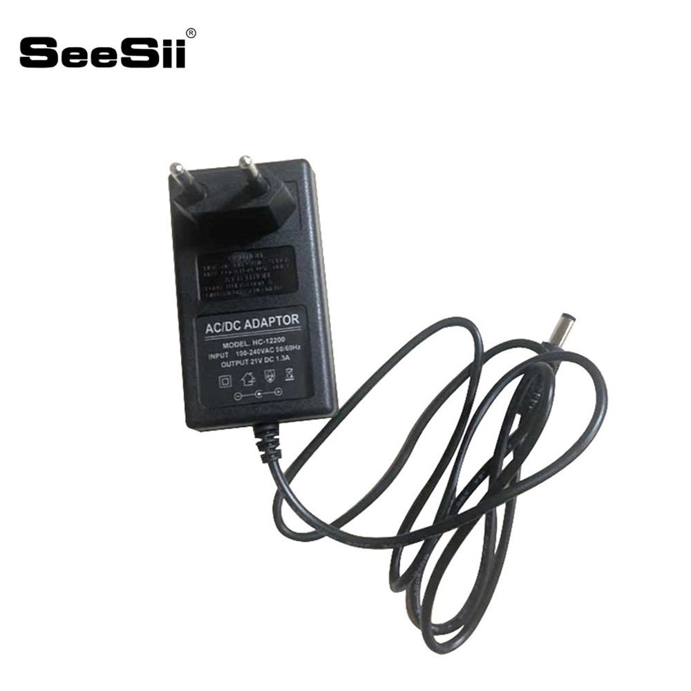 SEESII EU US UK plug Lithium Battery Charger for 21V Cordless Electric Chainsaw Screwdriver Wrench B