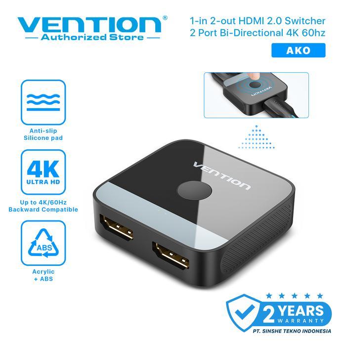Vention Hdmi Switcher 2In1 Bidirectional