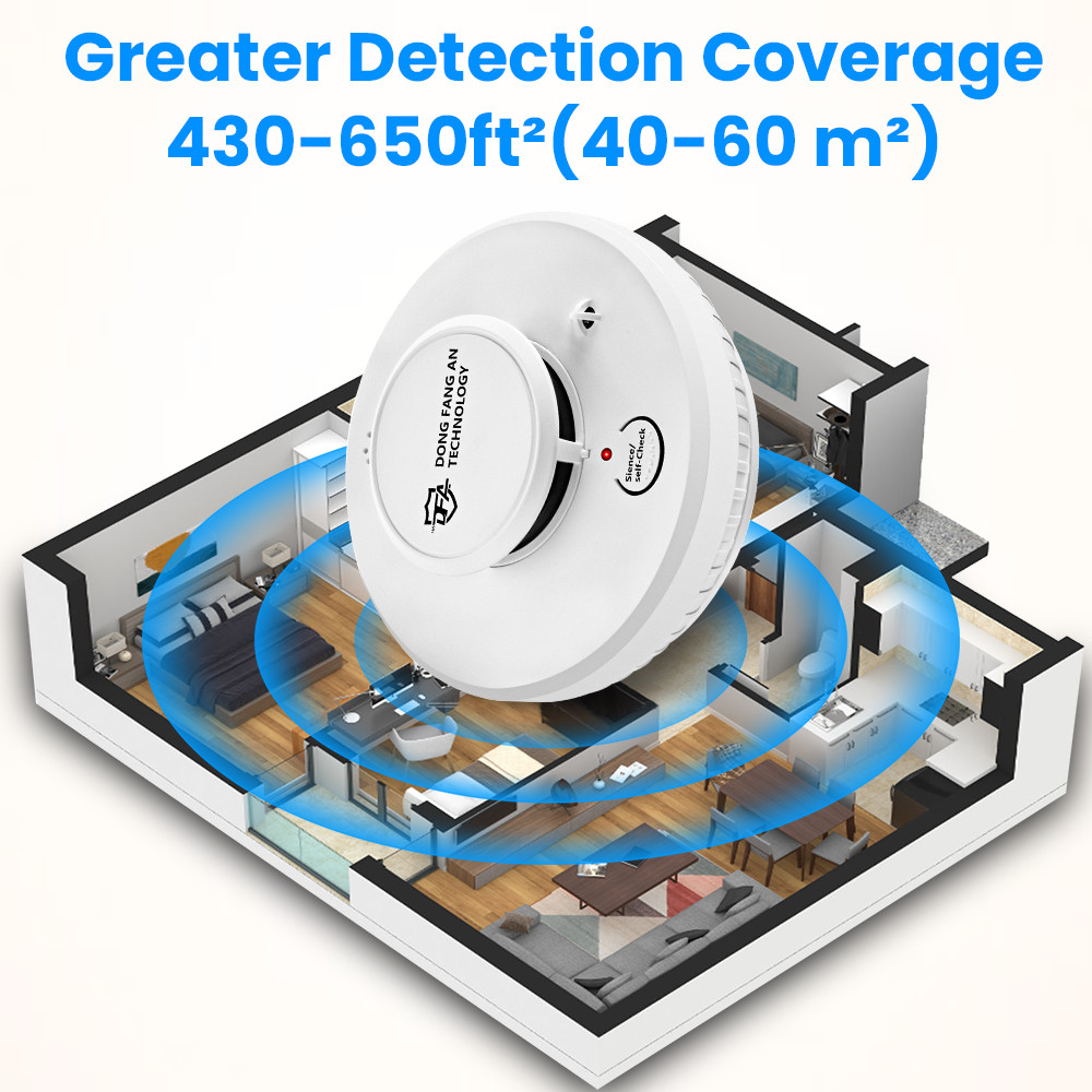 DFA Wifi Smoke Detector 2 in1 Smoke Detector and Heat Detector Smoke Detector Wifi Tuya Fire Alarms