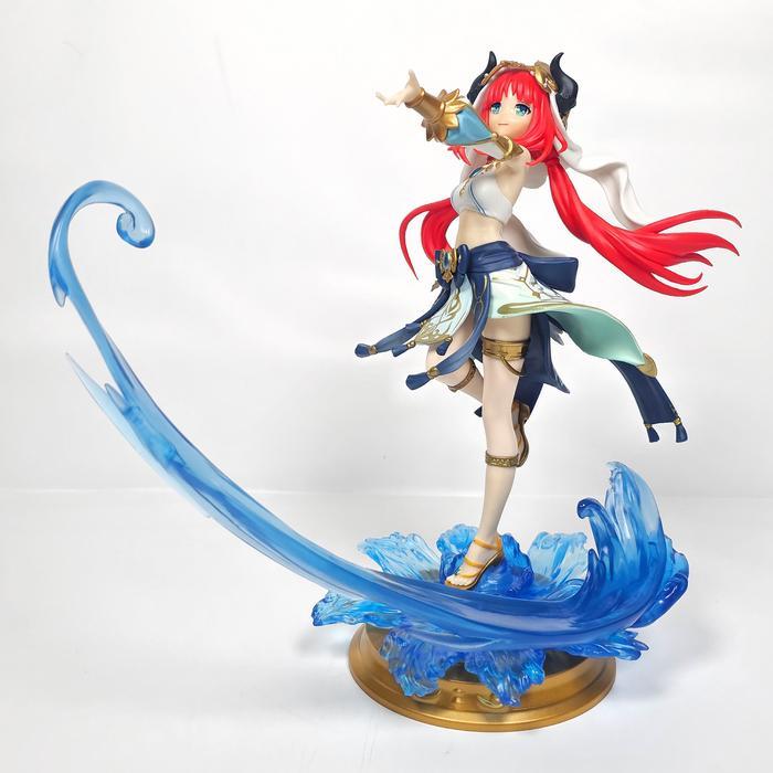 Terbaru Nilou White Jade Lotus Genshin Impact 27.5cm Action Figure PVC D-FGA261 Barang Berkualitas