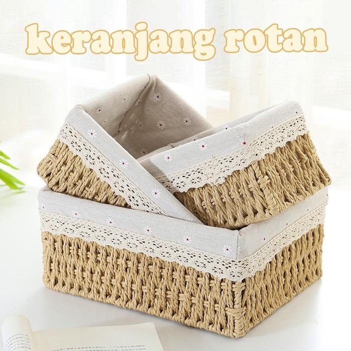 Keranjang Penyimpanan Kotak /Penyimpanan Multifungsi Kotak /Penyimpanan Kosmetik Kotak/Penyimpanan