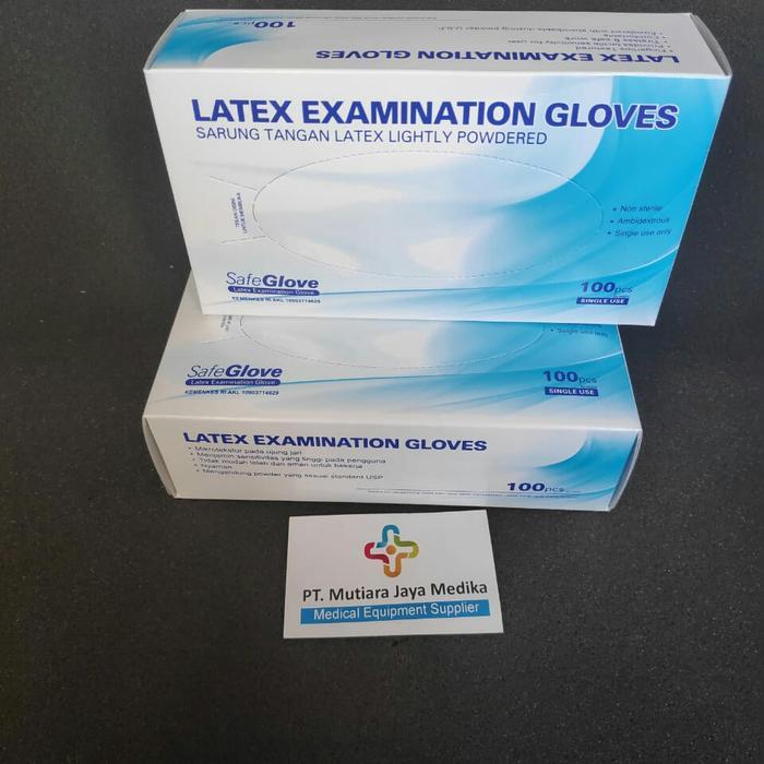HANDSCOON LATEX SAFEGLOVE SARUNG TANGAN SIZE S