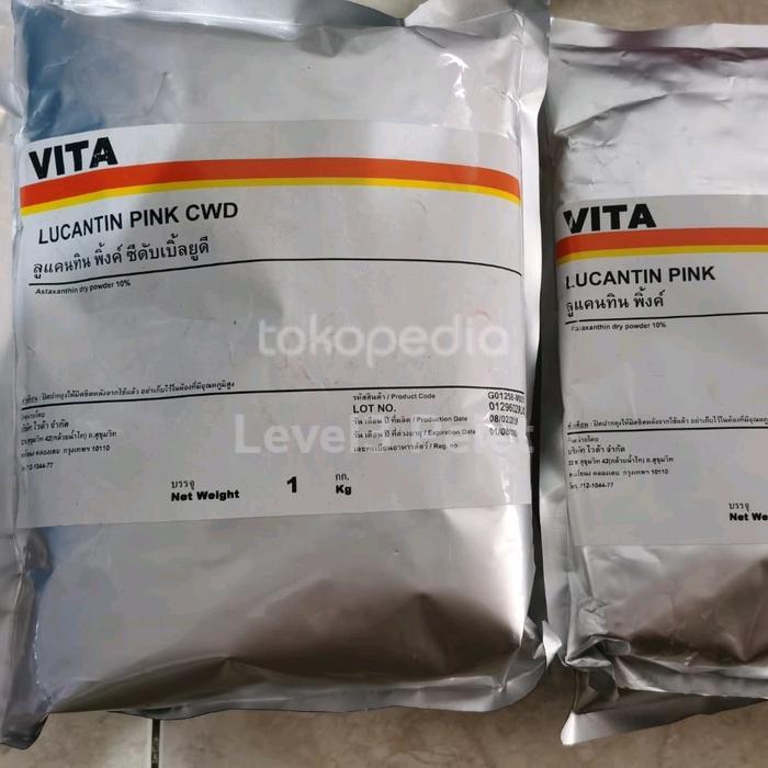 VITA LUCANTIN PINK CWD 100GR ORIGINAL 100% CAROPHYLL SUPER ASTAXANTHIN
