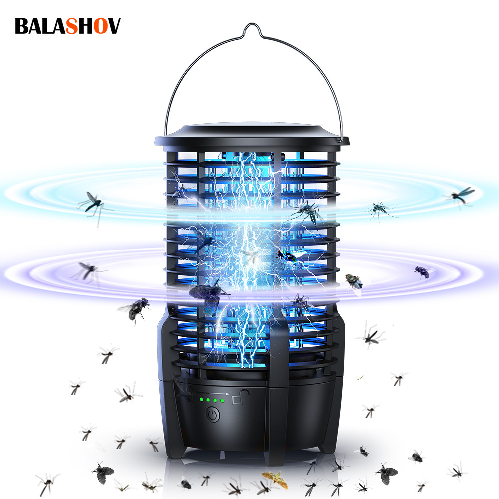 Mosquito Killer Rainproof Killer Electric Shock Mosquito Killer Mosquito Trapper Garden Outdoor