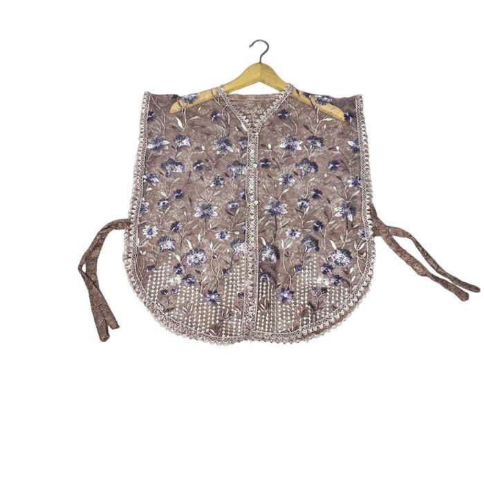 Terbaru outer vest brokat garden / vest brokat premium Barang Berkualitas