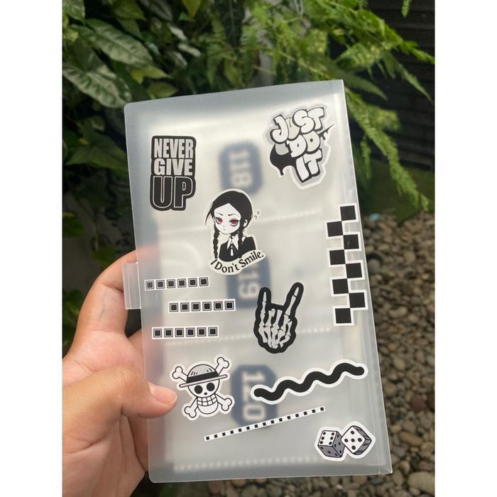 Terlaris Binder Tabungan Uang Saving Book 120 & 240Slot / Monochrom / Buku Tabungan Target / Binder