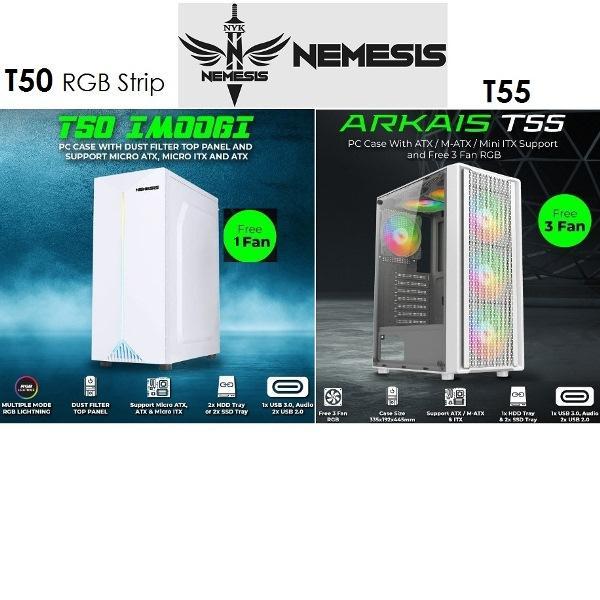 Casing PC Gaming NYK NEMESIS White