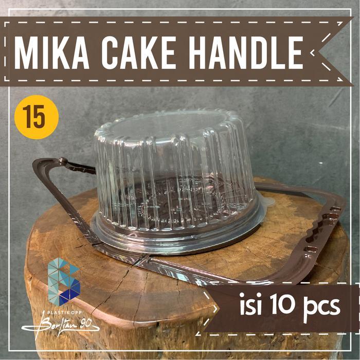 Isi 10 Mika Tumpeng Mini Gagang Coklat Ct 15 / Mika Tumpeng Ct15 Handle Tebal