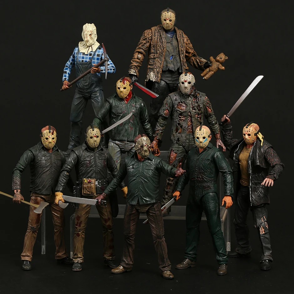Neca Movie Jason 7" Doll Toys El Garage Kit Gift