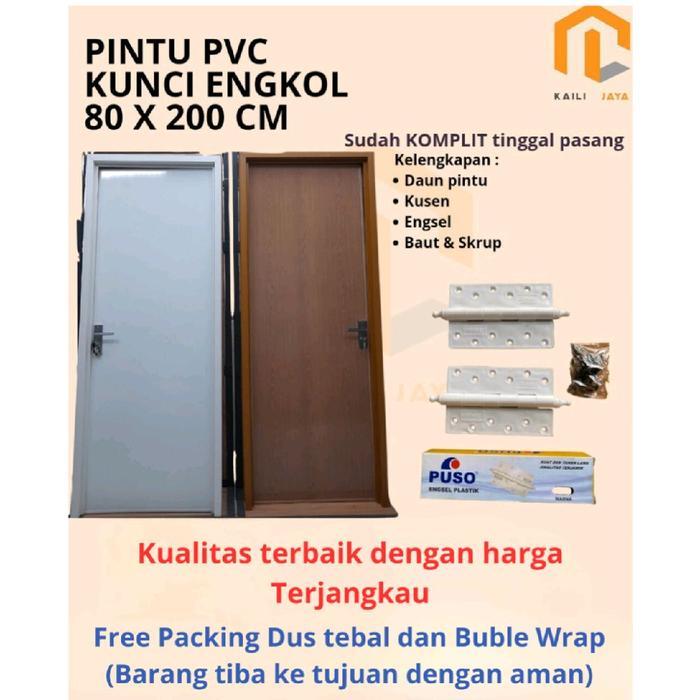 Pintu PVC Kusen Puso 80x200