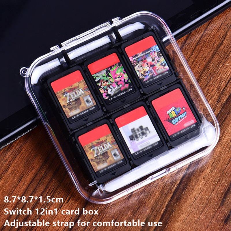 Switch Game Storage Hard Protect Box Game Card Case For Switch/Switch Lite/Switch Oled 12 Game