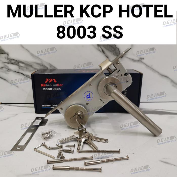 MULLER Handle Kunci Pintu Rosed Roses Roset Pisah Hotel Bulat 8003 SS Stainless