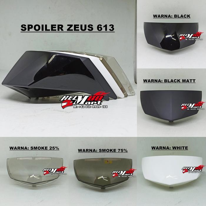DISKON Spoiler ZEUS 613C Spoiler Helm Zeus ZS613C ZS-613 613BA READY STOCK