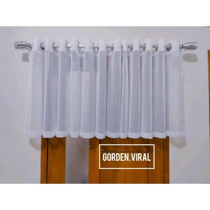 Gorden poni model semokring gorden atas pintu gorden minimalis Kamar Tidur