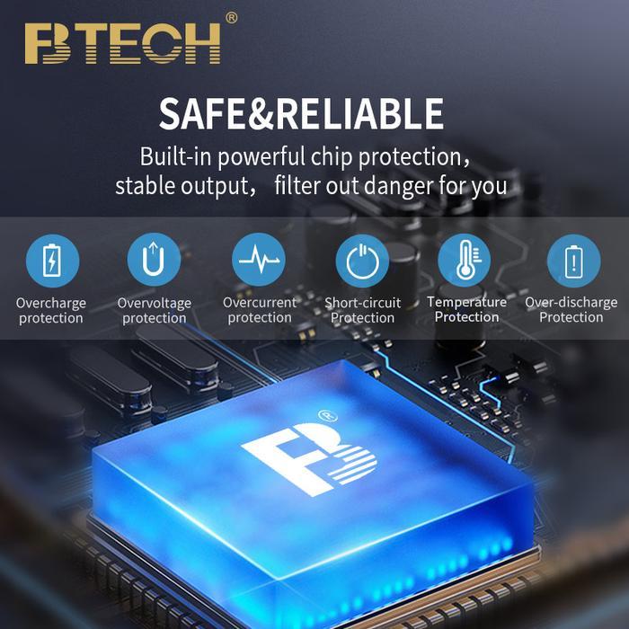 BTECH Baterai Kamera Digital EN-EL20 Li-Ion Battery untuk Nikon Coolpix P1000/P950 & Nikon 1
