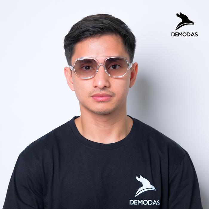 Kacamata Demodas Raffi Ahmad Fashion Lensa Photocromic Normal AntiRadiasi Bluecromic Blueray Wanita