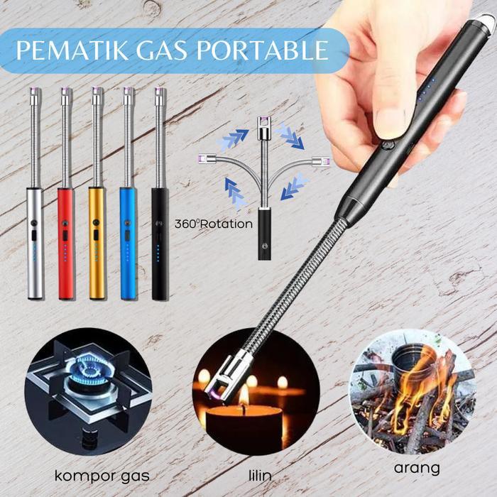 Pemantik Gas Korek Api Kompor Gas Portable Electronic Igniter