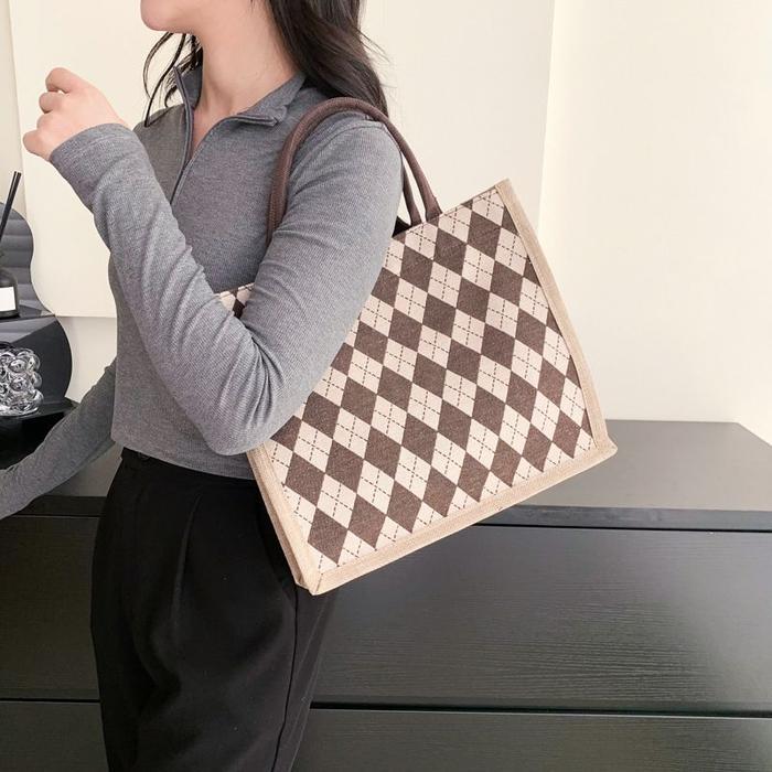 OPIOBAGS TOTE BAG MOTIF JUMBO / TAS TOTE CANVAS JUMBO / TFW 118