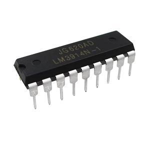 Ic Lm3914 Lm3914N-1 Dip-18 Dot Bar Display Driver Ic Analog To Led Level Indicator Lm3914N Dip18