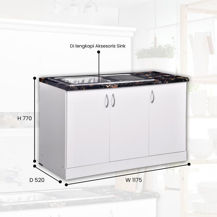 So Cozy - Kitchen Set Atas Bawah / Kitchen Set Sink / Kitchen Set Model Terbaru / Kitchen Set Tbk