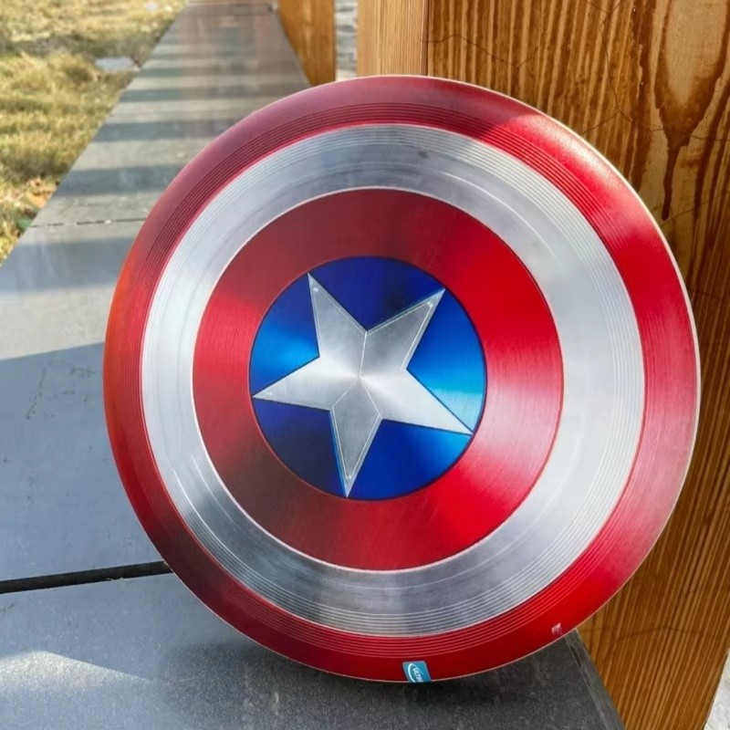 47cm Full Metal Captain Shield Role-Playing Prop For Adult Carnival/Christmas/Halloween Home