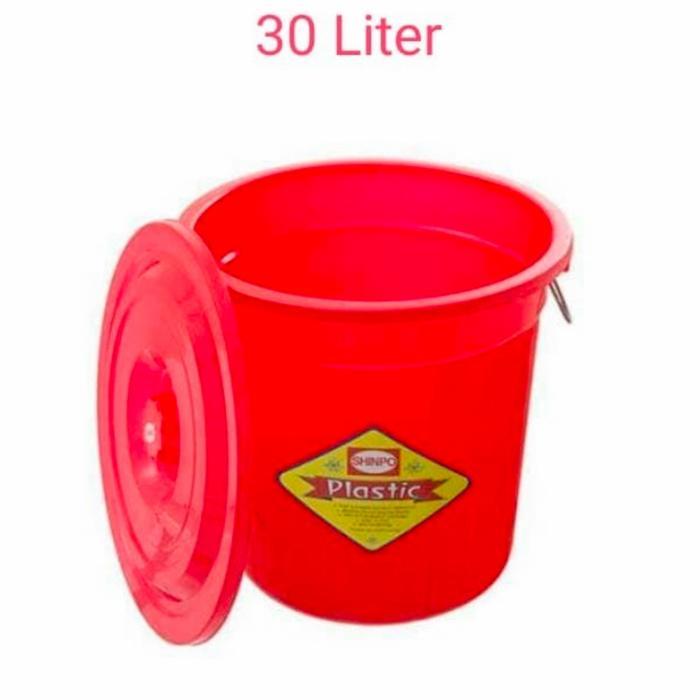 Ember - Ember Shinpo 30 Liter + Tutup - Tong Air 30 Liter - Shinpo