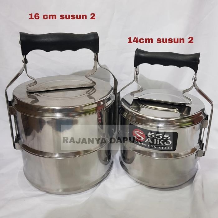 Rantang Stainless Susun 14-2 - Rantang Katering Stainless Steel