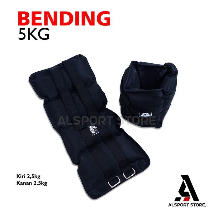 PEMBERAT KAKI 5 KG - BENDING KAKI- SEPASANG PEMBERAT KAKI Alat Olahraga