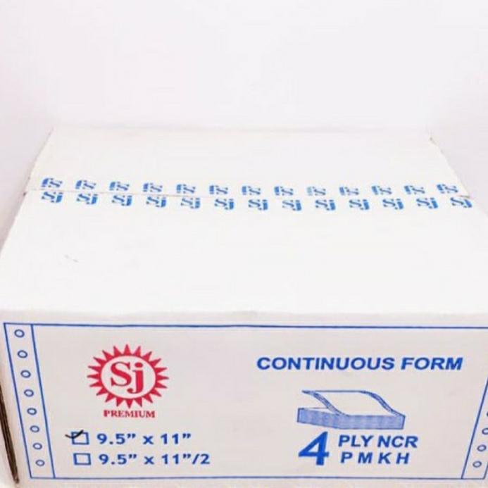Kertas Continuous Form 4 Ply 9.5X11 Sj Premium