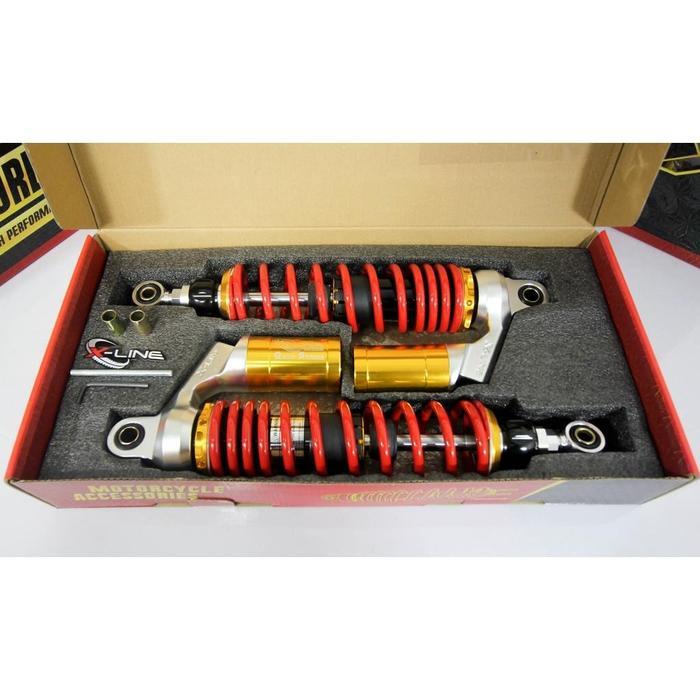 Xline Shock Shockbreaker Tipe 509 Tabung Atas Fungsi 2 Setelan Ukuran 280 320 340 360 Original