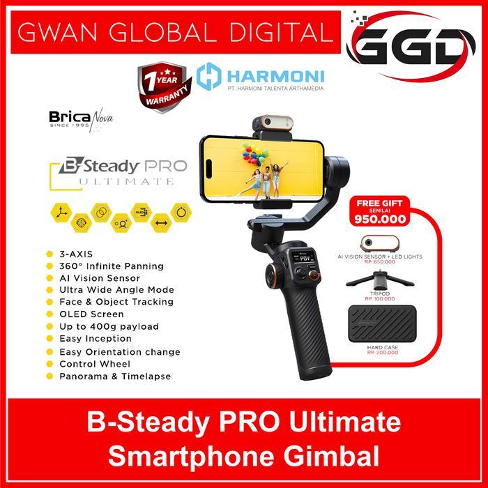 Brica B-Steady Bsteady Pro Ultimate Smartphone / Hp Gimbal Stabilizer