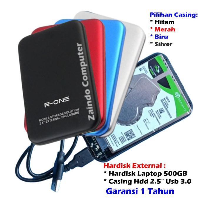 HARDISK EXTERNAL 500GB HDD LAPTOP CASE R-ONE USB 3.0 HDD EXTERNAL 500G