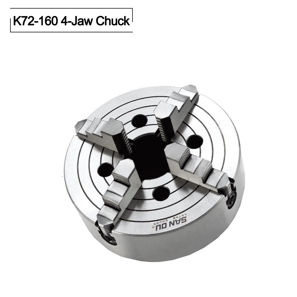 K72-160 4 jaw chuck/160MM manual lathe chuck/4-Jaw Independent Chuck