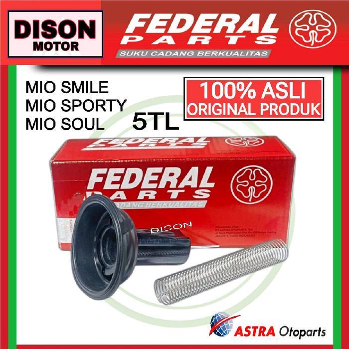 Karet Vakum Karburator Federal Mio Sporty Mio Smile Mio Soul 5Tl Original Vakum Set Karburator