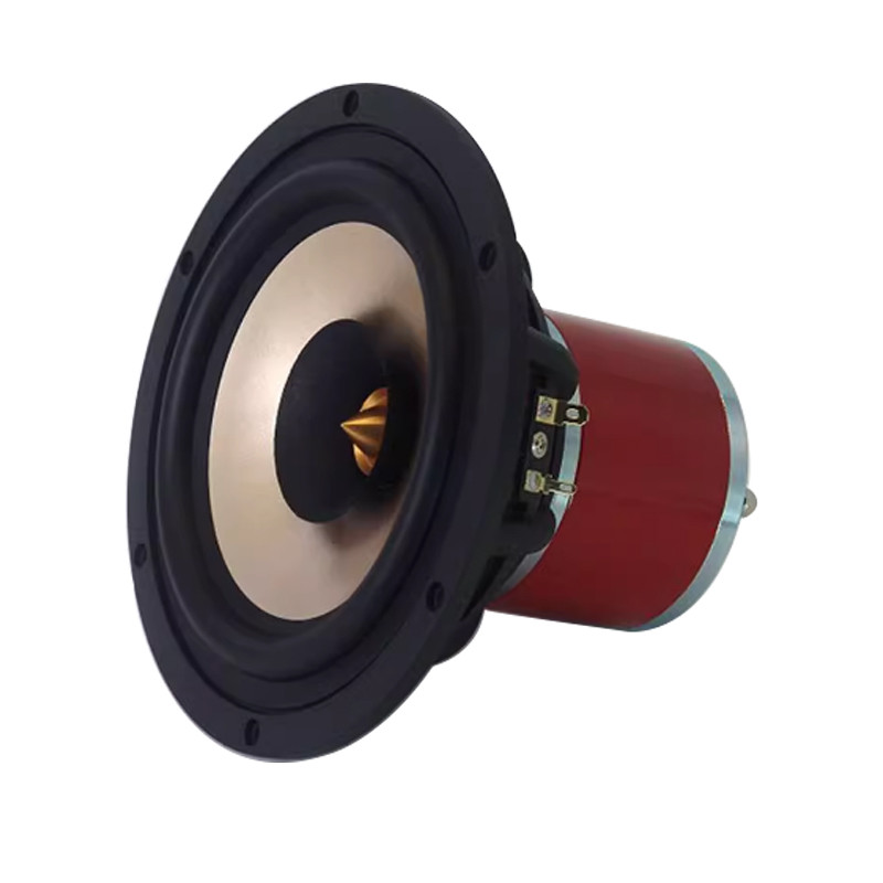 AOSIBAO 6.5 Inch Full Range Speaker 8 Ohm Aluminum Nickel Cobalt Magnet Speakers Rubber Edged