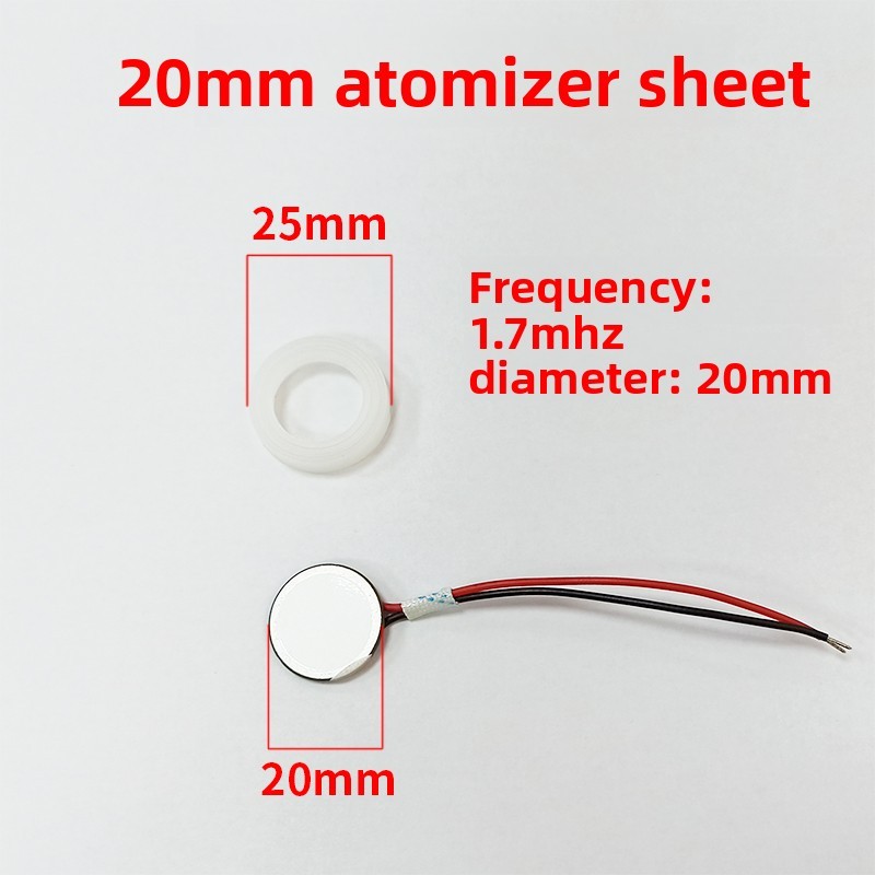 3Pcs Ultrasonic Humidifier Ceramic Plate Humidifier Atomizing Plate 25mm 20mm