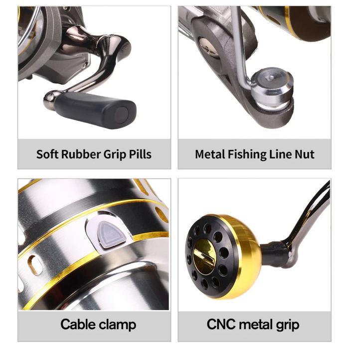 Caldari Metal Pancing Reel Pancing Murah Jigging Reel alat Ikan Laut Gratis Ongkir